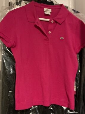 Lacoste Women's Polo Shirt - Bright Fuchsia
